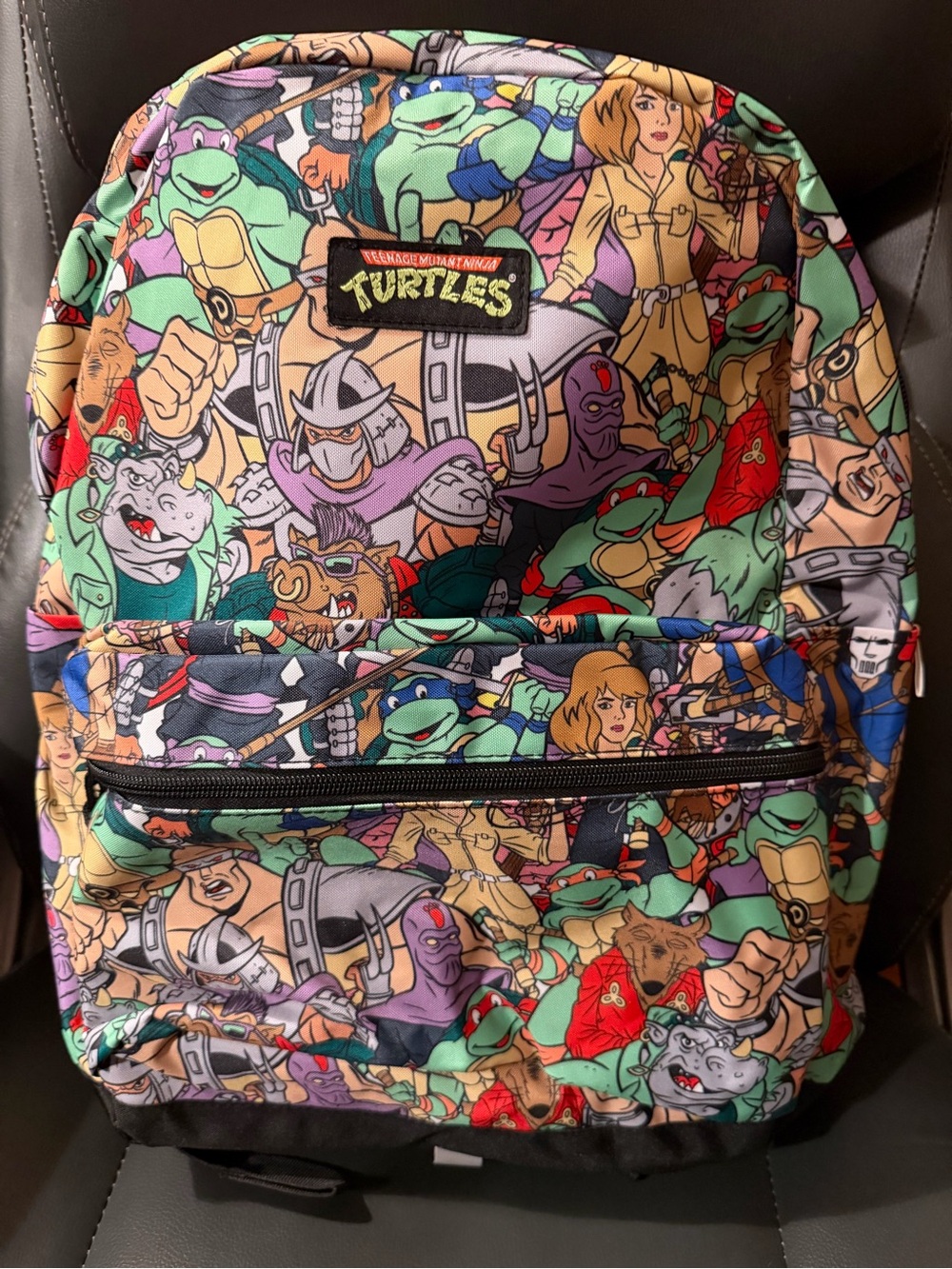 Teenage Mutant Ninja Turtles Kids Backpack — Multicolor Character Print